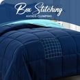 thumbnail image 3 of Canadian Linen All Season Ultra Soft Down Alternative Duvet Insert, Queen Size, Navy Blue & Sky Blue, 3 of 8