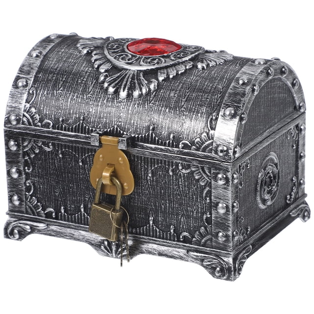 Vintage Treasure Chest Decorative Jewelry Keepsake Box Trinket Gift Box Vintage Jewelry Box