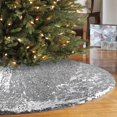 thumbnail image 1 of MesaSe Sequined Christmas Tree Skirt  24-Inch Sequined Double-Layer Tree Cushion Christmas Tree Decoration  Double-Layer  Easy-To-Wear Christmas Tree Skirt, 1 of 5