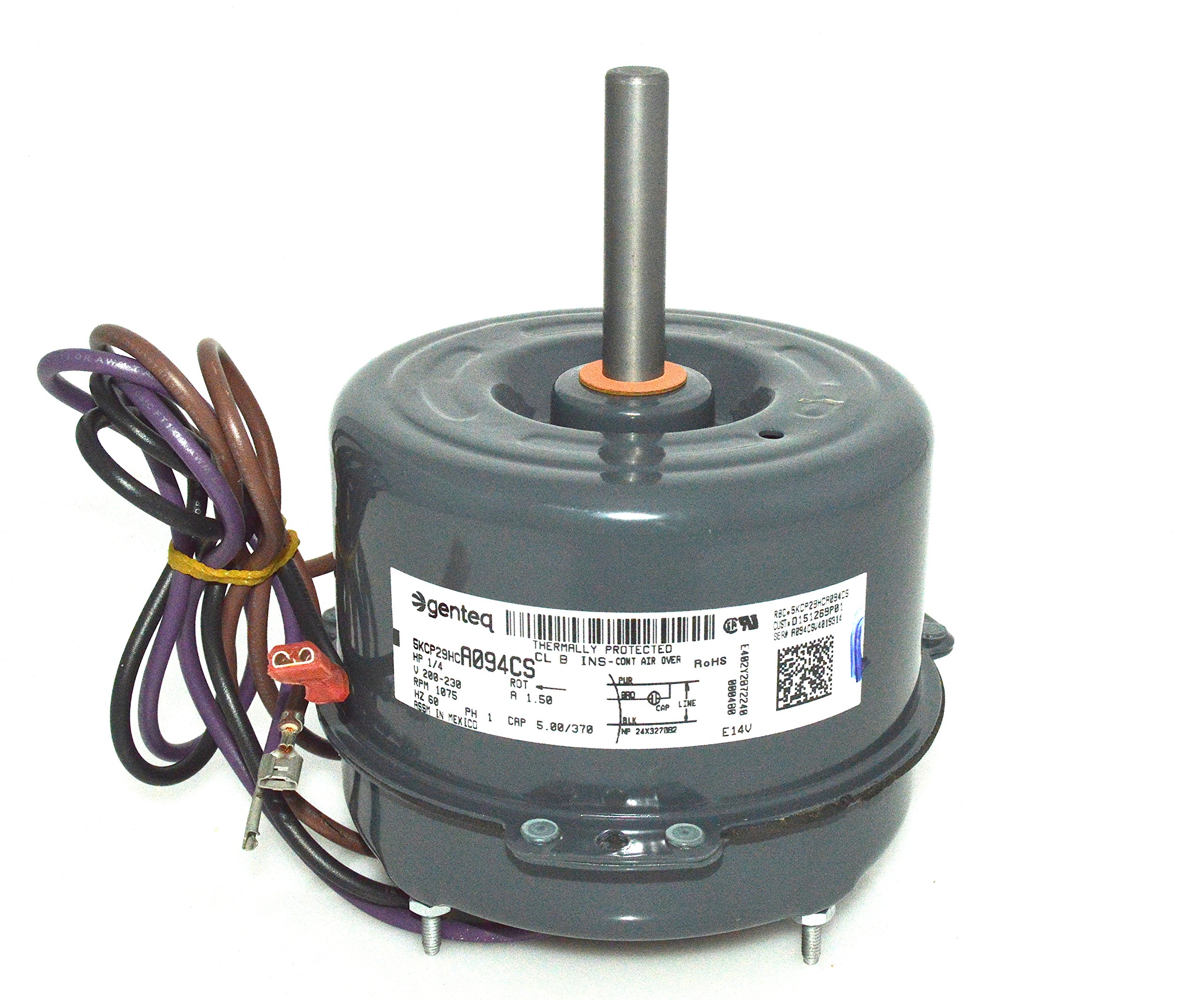 GE Condenser FAN MOTOR 1/6 HP 208-230v 5KCP29BCA010AS