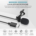 thumbnail image 2 of Amdohai K05 Professional Lavalier Microphone Omnidirectional Lapel Mic with, 2 of 8