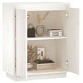 thumbnail image 3 of vidaXL Buffet Blanc 60x34x75 cm Bois Massif Pin, 3 of 5