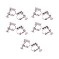 thumbnail image 1 of fastboy 10pcs Ear Clip Converters Earring Accessories Handmade Fashionable Handheld Findings Turn Any Post Studs Into Clip-On Earrings Type7, 1 of 6