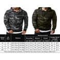 thumbnail image 3 of Autumn Men Fleece Warm Hoodie Camouflage Sweatshirt Pullover Coat Tops, 3 of 6