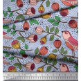 thumbnail image 2 of Soimoi Polyester Crepe Fabric Lotus & Dog Face Print Fabric by The Yard 42 Inch Wide, 2 of 5