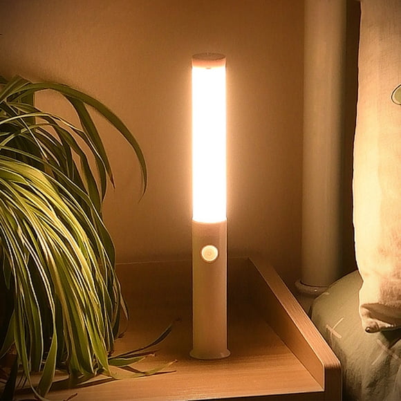 SuoKom Night Light Motion Sensor Light Indoor Led Magnetic Auto Portable No Plug Lamp Usb Charge for Wall Hallway Wardrobe Table Stairwell Cabinet Bedroom Kitchen Etc