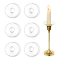 thumbnail image 3 of Glass Bobeches for Candlestick Holders, 24 Pcs Candle Drip Protectors Candle Rings for Tapers, Candle Drip Catcher, 3 of 8