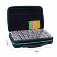 thumbnail image 3 of 120 Slots  Painting Storage Case Shockproof  Art Craft Accessories Containers for Jewelry Beads Rings Charms Glitter Rhinestones Come with 120 Plastic Jars, 3 of 9