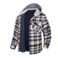 thumbnail image 1 of Qertyioot Tops for Men Fall Winter Casual Long Sleeve Button Fashion Jacket, 1 of 5