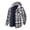 ZG-Khaki, variant on cllios Men's Flannel Shirt Jacket Warm Quilted Lined Hooded Coat Thick Thermal Long Sleeve Plaid Shacket Jackets Casual Button Down Shirts Outerwear with Pockets
