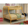 thumbnail image 1 of Rosebery Kids Twin over Full Metal Bunk Bed in Orange, 1 of 1