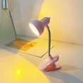 thumbnail image 2 of Mini Clip On Warm Light Desk Lamp For Study Reading Ideal Dorm Room Bedside Nightlight, 2 of 8