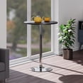 thumbnail image 3 of Winsome Spectrum 28" Round Pub Table, Black & Chrome - 93628, 3 of 6