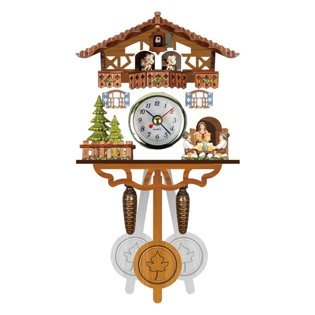 fastboy Traditional Black Forest Chalet Clock For Charming And Timeless Décor Cuckoo Clock Easy To Read CM004