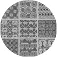 thumbnail image 1 of Ahgly Tapis Rond Lavable en Machine Intérieur Transitionnel Gris Nuage Gris, 3 Pieds Rond, 1 of 7