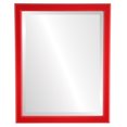 thumbnail image 1 of Miroir Encadré Toronto - Rouge des Fêtes, 1 of 6