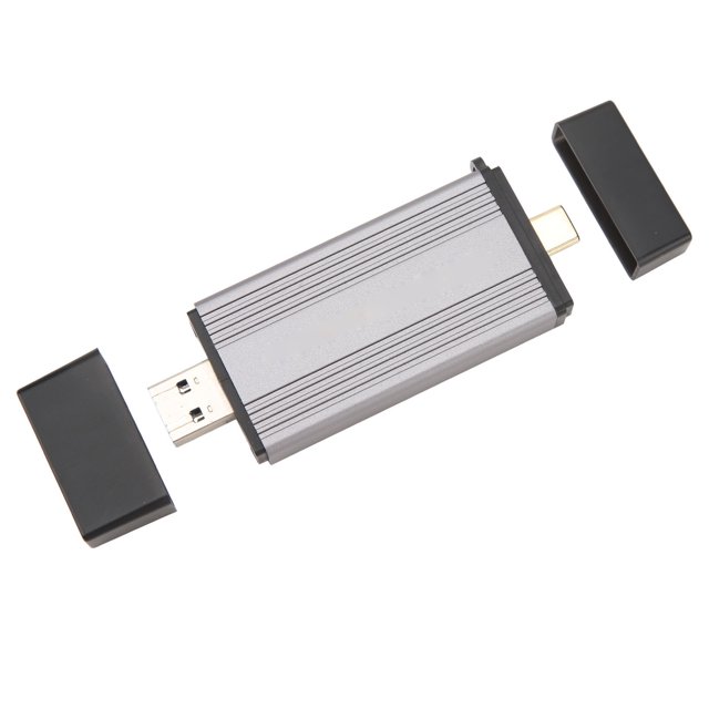 M.2 NVMe SSD Enclosure, 2TB Capacity PCIe SSD Enclosure Aluminium Alloy USB3.2 Type C Connector for PC