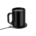 thumbnail image 2 of WIFKLSIIPG Smart Mug Warmer Set with Mug and Lid Auto Shut Off Heated Mug Smart Ceramic Mug Warmer Portable Coffee Cup Heating Plate for Office Travel Kitchen(Black), 2 of 8
