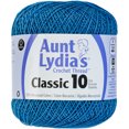 thumbnail image 1 of Fil à Crocheter Classique de Tante Lydia Taille 10 - Bleu Hawaii, 1 of 2
