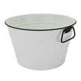 thumbnail image 5 of Hometrends White Round Tub,Dia 15", 5 of 5