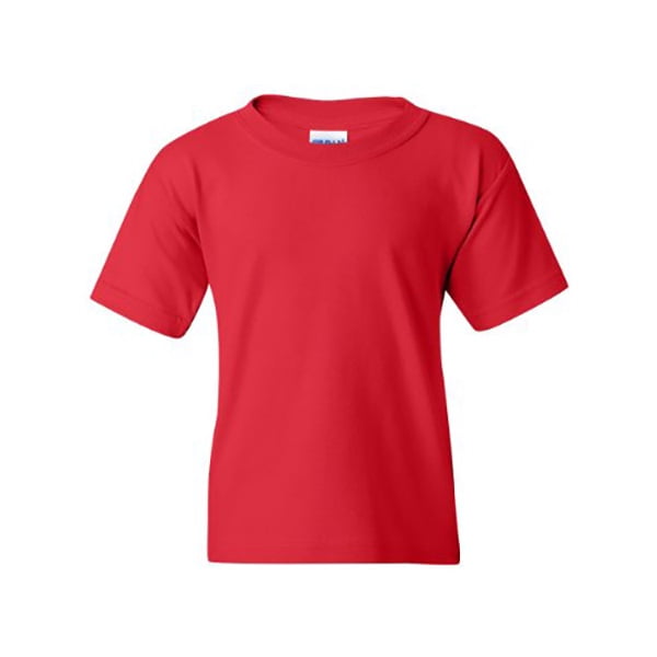 Gildan T-Shirt en Coton Épais pour Garçons - G500B (Lot de 10)