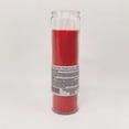 thumbnail image 2 of Unscented Jar Candle, Red, 2 of 4