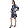 thumbnail image 3 of Moomaya Printed Kimono Robe For Girls Crossover Bathrobe Kimono Women Bathrobe, 3 of 6