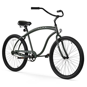 Firmstrong Bruiser Homme vélo de croisière de plage à vitesse unique, 26-Inch, Matte Army Green