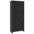 thumbnail image 1 of HOMCOM Garde-Manger de Cuisine Autoportant de 72 Pouces, Armoire Buffet, Noir, 1 of 10