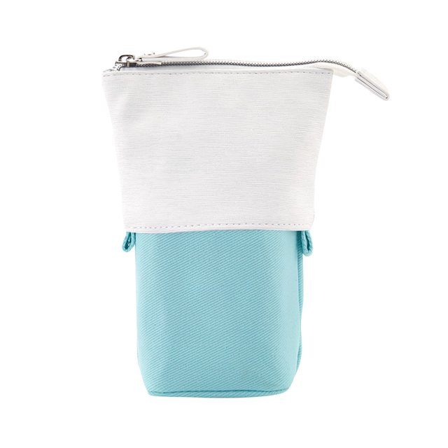 EGNMCR Pencil Case, Pencil Pouch Pencil Box Solid Color Pull Down Pencil Case Creative Retractable Pencil Case Stationery Storage Bag Cute Pen Bags pencil sack