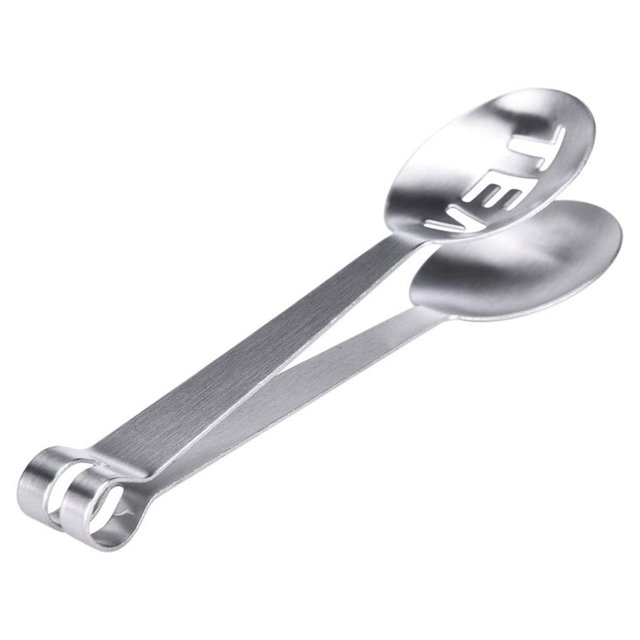 Stainless Steel Tea Bag Squeezer Teabag Tong Holder Tea Bag Holder Clips Herb Grip Kitchen Tool Lemon Slice Clip