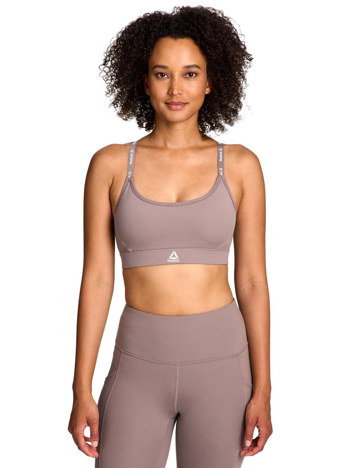 Reebok Women's Low Impact Favorite Racerback Sports Bra with Removable Cups