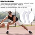 thumbnail image 2 of Unique Bargains 1 Pair Reduce Joint Pain Arm Elbow Compression Sleeve L Size White, 2 of 7