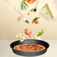 thumbnail image 2 of Moule à Pizza Moule à Pizza Noir Plaques de Cuisson pour Four Antiadhésif Plateau à Pizza Rond 7, 2 of 8