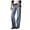 Light Blue, variant on Meichang Women's Wide Leg Casual Baggy High Waisted Straight Leg Jeans by Meichang, Blue, L
