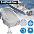 thumbnail image 2 of Boat Seat Cover Ultraviolet Resistant Sleeve Protector Pedestal Pontoon Boat Bench Chair Helm Protective Covers, 2 of 8