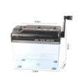 thumbnail image 3 of Qonioi Mini Hand Shredder, Portable Manual Paper Shredder for A6 Documents, Qonioi Portable Paper Shredder, Manual Document Cutter for Bills Receipts Security, Office Home School Desktop Handheld, 3 of 7