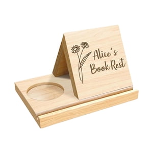 EGNMCR Décor de chambre, Décoration maison Bibliothèque trépied solide Bibliothèque en bois Bibliothèque personnalisée avec café et boisson Cadeau de la Saint Valentin pour les femmes livre Lovers little Bookhelf