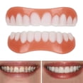 thumbnail image 4 of Silicone Upper/Lower Artificial False Teeth Veneers Dentures Paste S2T9, 4 of 9