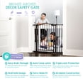 thumbnail image 3 of Regalo Extra Wide Bronze Arched Décor Safety Gate, 3 of 9