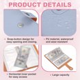thumbnail image 3 of Uxcell 100 Envelope Challenge Binder, A6 PU Leather Savings Challenges Book with Envelopes Money Saving Binder with Horizontal Insert for Office Budgeting Saving Expense, Purple, 3 of 7