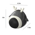 thumbnail image 4 of Vggrvlo Space Heater 1500W/750W Safe and Quiet Heater Fan Heat Up 200 Square Feet 11.5ft/s Portable Electric Heaters for Bedroom, 4 of 6