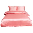 thumbnail image 1 of Unique Bargains Satin Duvet Cover Set 3 Piece and Pillow Sham Set, 1 of 8
