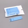 thumbnail image 2 of 100pcs Double Head Disposable Swab Fiber Buds Plastic Sticks Eyebrow Eyelash Make Up Tools, 2 of 8