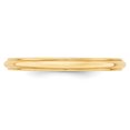 thumbnail image 3 of Or Jaune 14K 2,5mm Demi-Rond avec Bande de Bord Taille 6, 3 of 4