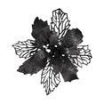thumbnail image 1 of EIMELI Ornements de Sapin de Noël Fleur de Simulation de Noël, 1 of 7