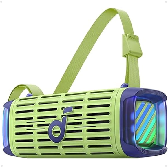 Soundcore Boom 3i, Rugged Outdoor Speakers, IP68, Floating Playback, Saltwater-Resistant, BassUp 2.0, 50W Portable Speaker, Bluetooth 5.3, 16H, TWS, Kayak/Fishing/Camping, Green