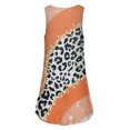 thumbnail image 4 of EGNMCR Robes de Fête pour Femmes Robes d'Été pour Femmes Col Rond Imprimé Sans Manches Tuniques Robes Grande Taille Robes T-Shirt, 4 of 4