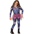 thumbnail image 1 of Starry Skelly Costume - Girls - S, 1 of 7