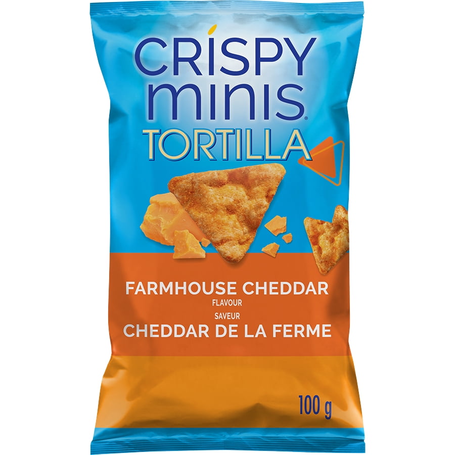 Discontinued Quaker Crispy Minis Rice Chips Farmhouse Cheddar